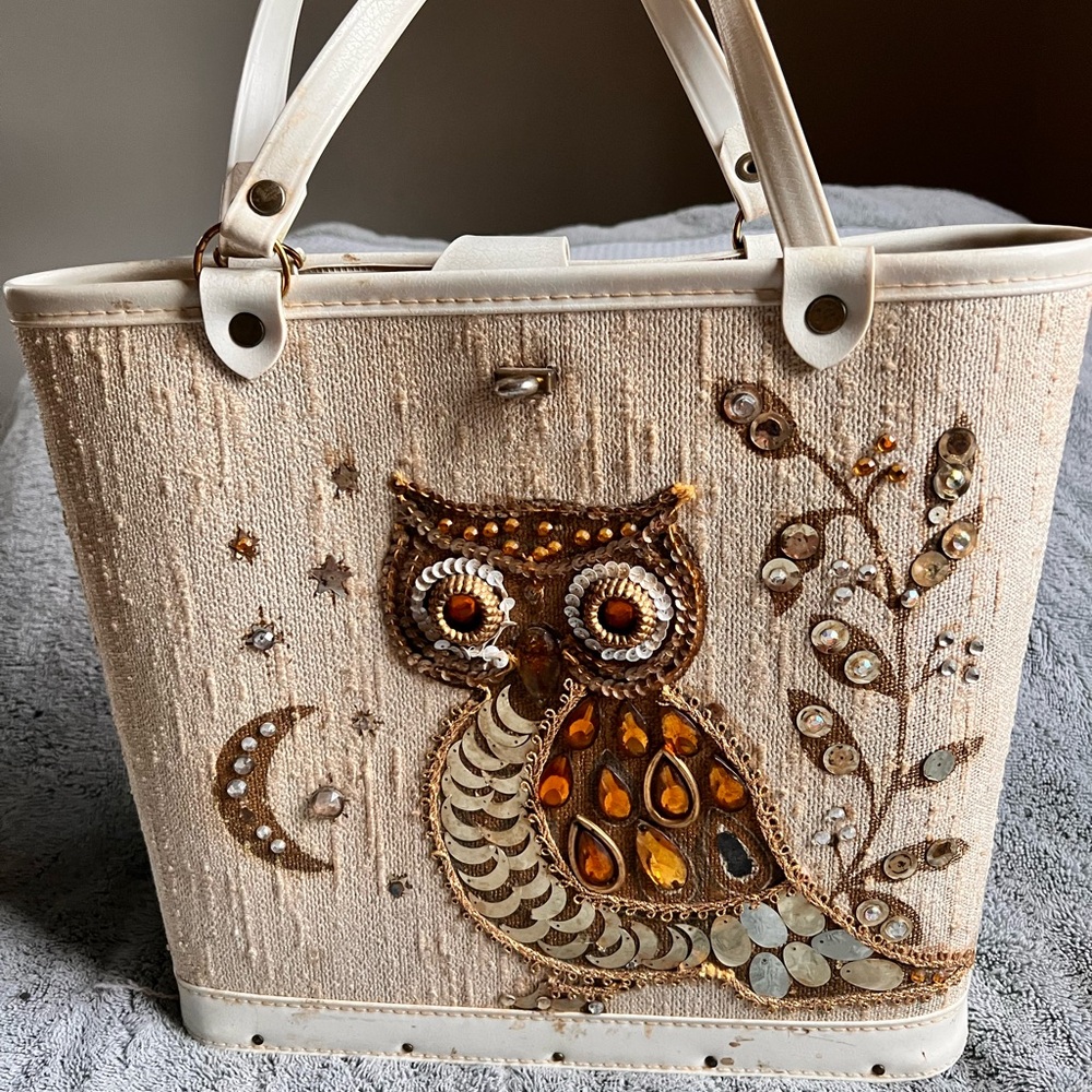 Vintage owl purse